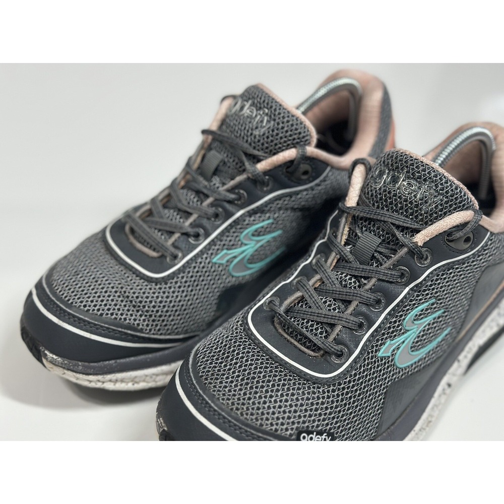 Gdefy Gravity Defyer Mighty Walk Pain Relief Shoes TB9024FGP-W Women Sz 9.5 Gray - Picture 2 of 14
